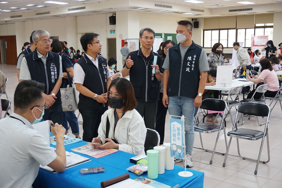 長官巡視活動會場