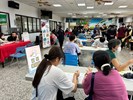 現場湧入打工求職民眾