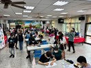 現場求職民眾湧入活動會場