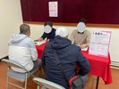 廠商向求職民眾進行工作職務說明