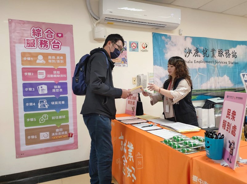 求職民眾簽到-領取活動資料