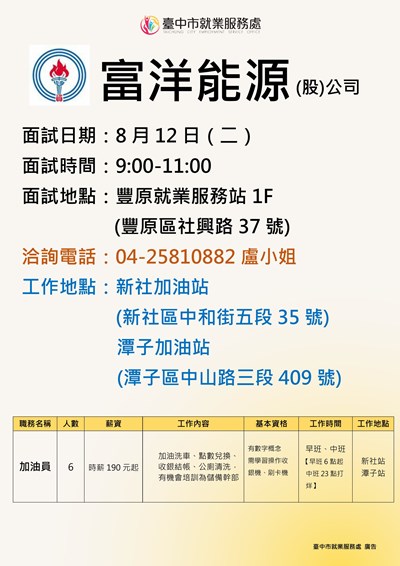 0812富洋能源單徵DM