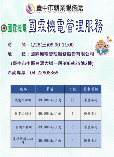 國霖0128海報單徵海報更