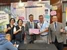 11-台積電資材管理組織郭坤臟副處長、台積電慈善基金會執行長彭冠宇、臺中市政府勞工局局長林淑媛、臺中市就業服務處處長陳靖玟與達欣工程(股)公司合影