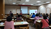 廖副局長與學員進行勞工大學訪談