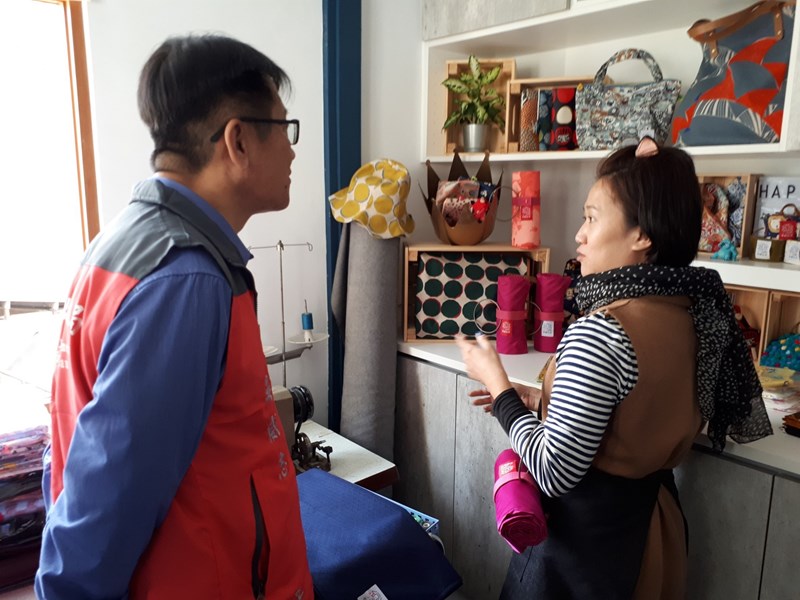 吳局長走訪審計新村店家瞭解現況2
