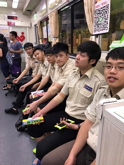 本局役男響應106年替代役暑期百萬cc捐血活動計畫
