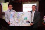 林市長與台中市不動產經紀人職業工會宋理事長合影