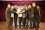 林市長、黃局長與五大總工會及台灣總工會理事長合影