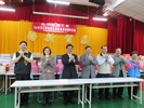 林市長率黃局長向台中市總工會陳金源理事長、中華民國總工會陳瑞理事長及各工會領袖新春團拜