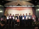 黃局長出席臺中市農耕工作業職業工會表揚模範勞工活動