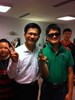 市長至後台休息室為視障表演者們打氣加油及合照（宋志緯）