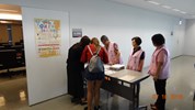 花博志工協助參訓人員簽到