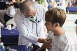 14-慈濟中區人醫會組成專業醫療團隊，於東協好聲音活動中提供義診服務。