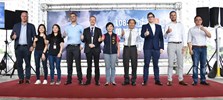 由左至右為伯威海事-德商汐威-艾納康-沃旭能源-丹麥商務辦事處伯孟德處長-臺中市政府楊